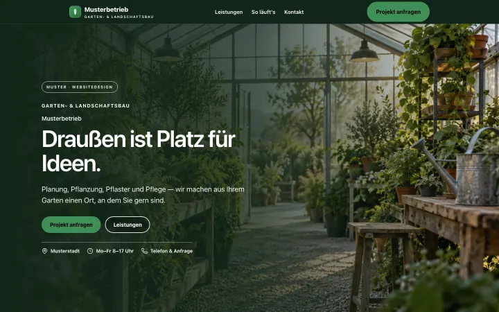 Vorschau Gartenbau-Design