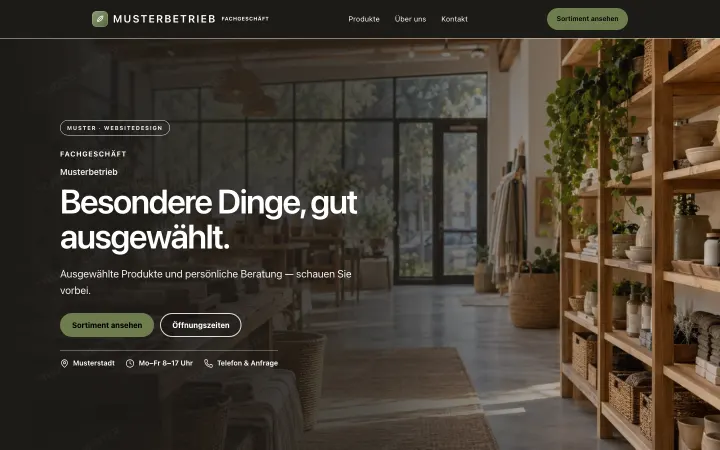 Vorschau Fachgeschäft-Design